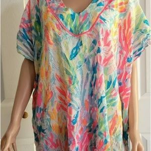 NWT Lilly Pulitzer El Bravo Way Coverup L/XL